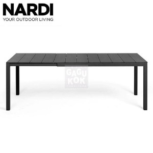 [NARDI] 나르디 리오ALU210-280 익스텐서블 테이블 확장형/블랙