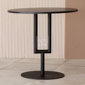 포더 사이드 테이블./블랙 Ø500 x H500 (mm)
