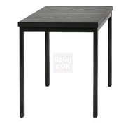 블랙엔티크-02 무늬목 테이블600사각 테이블(미조립) *색상/무늬결은 랜덤입니다.