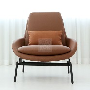 위너 라운지 체어/브라운 (쿠션패브릭포함) Winner lounge chair